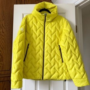 Backcountry Down Hoodie Jacket Teo Allied Full Zip Regular Fit Yellow Size 2XL